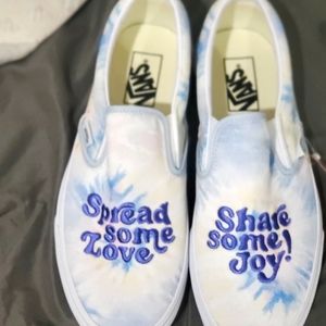 Vans Classic Slip-On Love and Joy